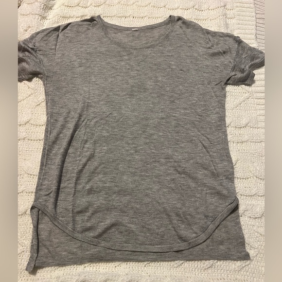Lululemon Grey Sweater Tee - Picture 1 of 2